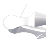 Ora 90cm LED Suspension Light - Gloss White & Chrome