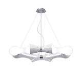 Ora 90cm LED Suspension Light - Gloss White & Chrome