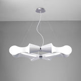 Ora 90cm LED Suspension Light - Gloss White & Chrome