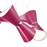 Ora 80cm LED Suspension Light - Gloss Purple & Chrome