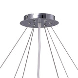 Ora 105cm LED Suspension Light - Gloss White & Chrome