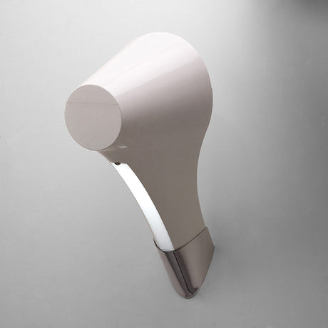 Ora 1 Light Wall Light - Gloss White & Chrome