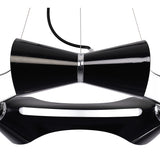 Ora 73cm LED Suspension Light - Gloss Black & Chrome