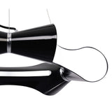 Ora 73cm LED Suspension Light - Gloss Black & Chrome