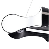 Ora 90cm LED Suspension Light - Gloss Black & Chrome