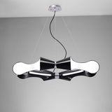 Ora 90cm LED Suspension Light - Gloss Black & Chrome