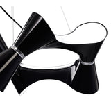 Ora 80cm LED Suspension Light - Gloss Black & Chrome