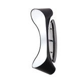 Ora 2 Light Wall Light - Gloss Black & Chrome