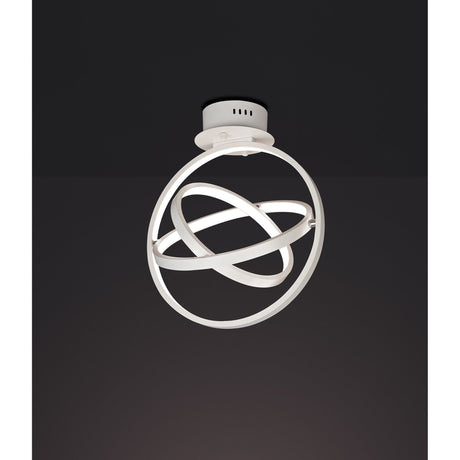 Orbital LED Semi-Flush Ceiling Light 40W 3000K – White