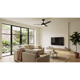 Orcutt Ceiling Fan with Light - Black