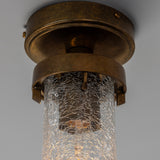 Oregon Glass Flush Ceiling Light IP65