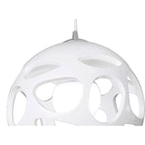 Organica 3 Light Bar Pendant Light - Gloss White & Polished Chrome