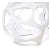 Organica 3 Light Bar Pendant Light - Gloss White & Polished Chrome