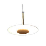 Orion 25cm 1 Light LED Pendant Light 8W 3000K - Black & Antique Brass