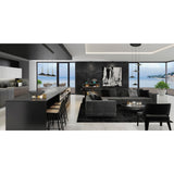 Orion 3 Light LED Bar Pendant Light 24W 3000K - Black & Brass