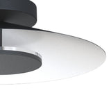 Orion LED Semi-Flush Ceiling Light 8W 3000K – White/Black