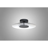 Orion LED Semi-Flush Ceiling Light 8W 3000K – White/Black