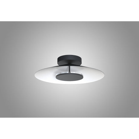 Orion LED Semi-Flush Ceiling Light 8W 3000K – White/Black