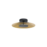 Orion LED Semi-Flush Ceiling Light 8W 3000K – Brown/Black