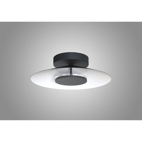 Orion LED Semi-Flush Ceiling Light 20W 3000K – White/Black
