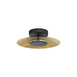 Orion LED Semi-Flush Ceiling Light 20W 3000K – Brown/Black