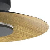 Orion LED Semi-Flush Ceiling Light 20W 3000K – Brown/Black