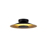 Orion LED Semi-Flush Ceiling Light 20W 3000K – Brown/Black