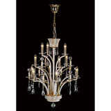 Orlando 12 Light Crystal Chandelier - French Gold