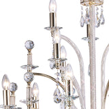 Orlando 80cm Large 12 Light Crystal Chandelier - French Gold
