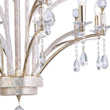 Orlando 80cm Large 12 Light Crystal Chandelier - French Gold
