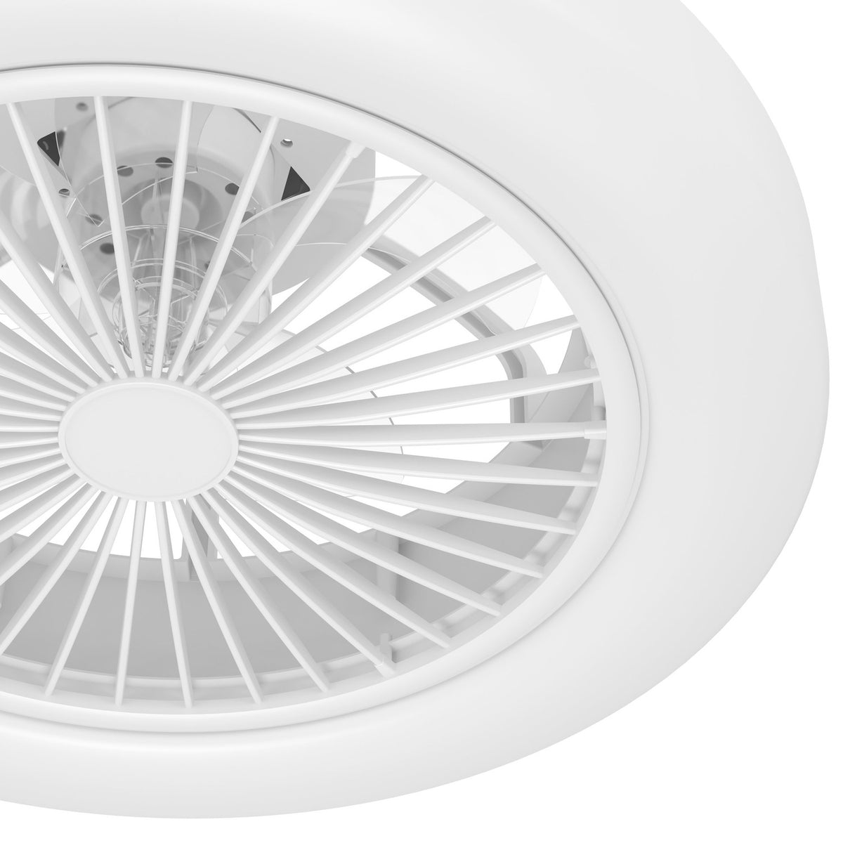 Ortona Ceiling Fan with Light - White