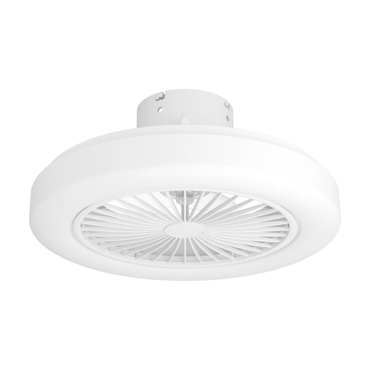 Ortona Ceiling Fan with Light - White