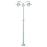 Oslo 2 Light Lamp Post Galvanised - Galvanised