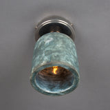 Osier Ceramic Flush Ceiling Light - Blue Earth