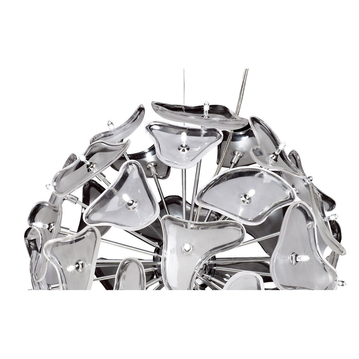 Otto 41 Light Glass Pendant Light – Chrome