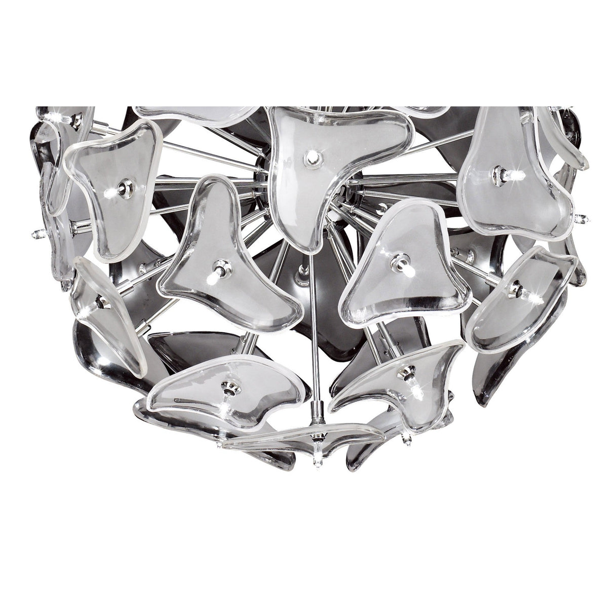 Otto 41 Light Glass Pendant Light – Chrome