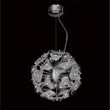 Otto 41 Light Glass Pendant Light – Chrome