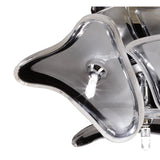 Otto 3 Light  Glass Wall/Ceiling Light - Chrome