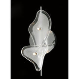 Otto 2 Light Glass Wall/Ceiling Light - Chrome