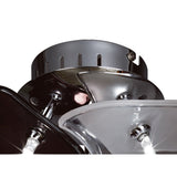 Otto 3 Light Glass Wall/Ceiling Light - Chrome/Black