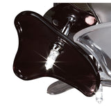Otto 3 Light Glass Wall/Ceiling Light - Chrome/Black