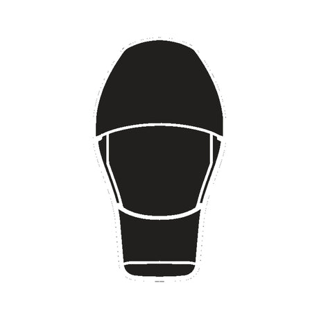 Ovolo Cast Aluminium Outdoor Half Lantern Wall Light in graphite, egg-shaped silhouette narrowing to the base with a flat back, shown as a solid icon-style image on a plain white background.