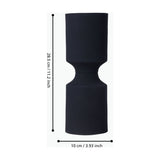 Ozamis Metal Candle Holder 28.5cm - Black