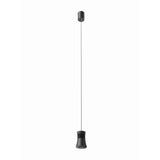 Pagoda 5.5cm LED Pendant Light 12.5W 3000K - Black