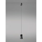 Pagoda 5.5cm LED Pendant Light 12.5W 3000K - Black