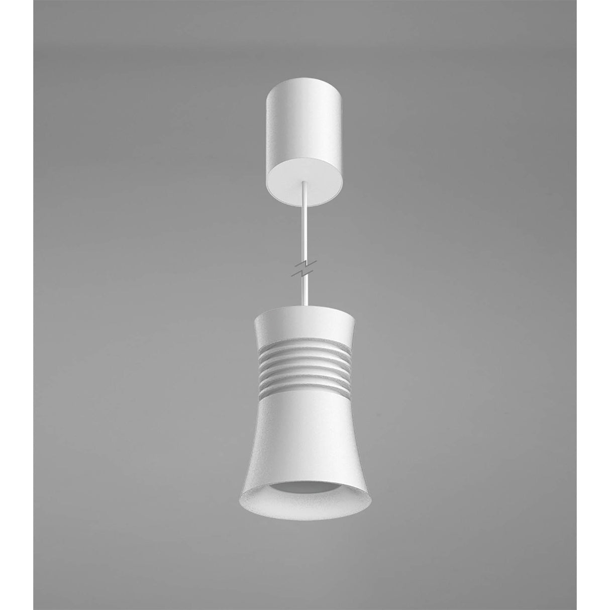 Pagoda 5.5cm 1 Light Pendant Light - White