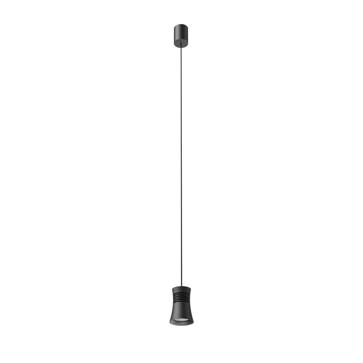 Pagoda 5.5cm 1 Light Pendant Light - Black