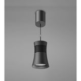Pagoda 5.5cm 1 Light Pendant Light - Black
