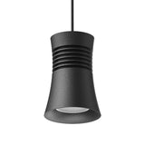 Pagoda 5.5cm 1 Light Pendant Light - Black