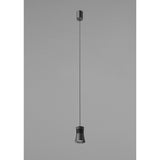 Pagoda 5.5cm 1 Light Pendant Light - Black
